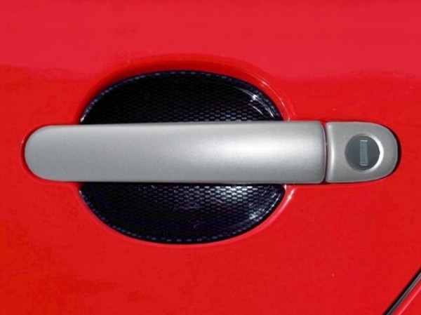 Škoda Roomster - Kryty klik plné, ABS stříbrný (2+2 ks dva zámky)