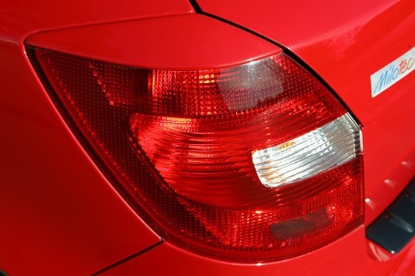 Škoda Fabia II - Kryty zadních svítilen - ABS černý