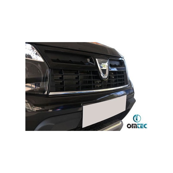 Dacia Duster - nerez chrom spodní lišta masky - OMTEC