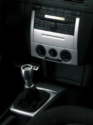 Škoda Fabia - dekor středového panelu se zásuvkou, ABS-stříbrný