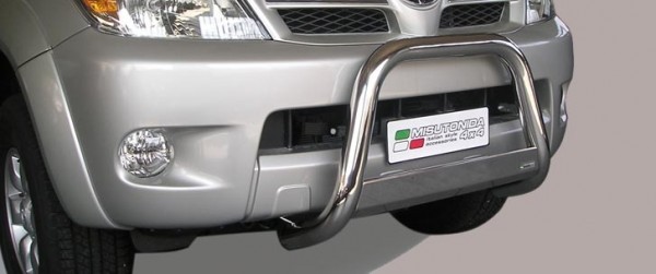 Toyota Hilux VII - Nerezový přední ochranný rám 63mm