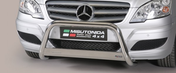 Mercedes Vito / Viano - Nerezový přední ochranný rám 63mm