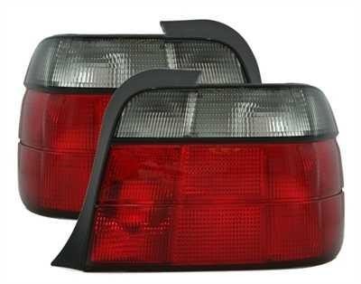 BMW E36 Compact - Zadní světla Čiré - Červené
