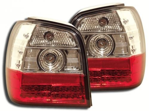 VW Polo 6N 95-98 Zadní LED světla Red / Crystal