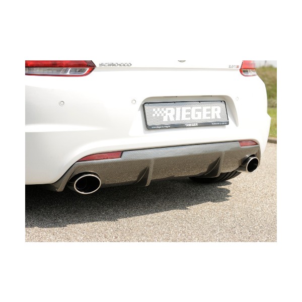 Rieger Tuning vložka zadního nárazníku pro Volkswagen Scirocco III (13)/ Scirocco R line (13)
