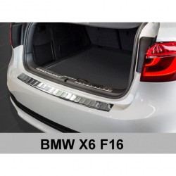 Ochranný panel zadního nárazníku nerez - BMW X6 [F16] (08/2014->)