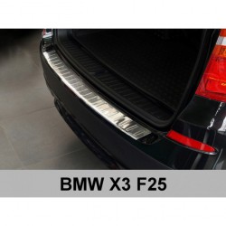 Ochranný panel zadního nárazníku nerez - BMW X3 [F25] (09/2010 - 2014)