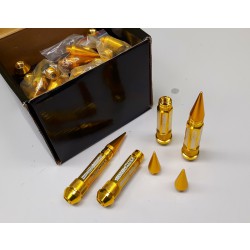 Odlehčené matice kol 326 POWER - Zlaté M12x1.5