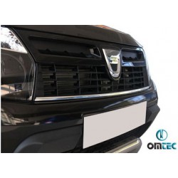 Dacia Duster - nerez chrom spodní lišta masky - OMTEC