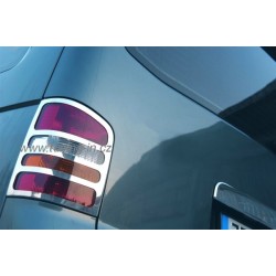VW T5 Transporter / Multivan / Caravelle - nerez chrom kryty zadních světel OMSA LINE