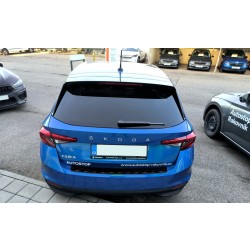 Škoda Fabia IV - ochranný panel zadního nárazníku - GLOSSY BLACK / ČERNÝ LESK