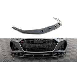 Audi RS6 C8, karbonový spoiler pod přední nárazník, Maxton Design