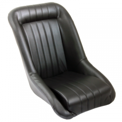 Sportovní sedačka QSP pevná - černa vinyl CLASSIC
