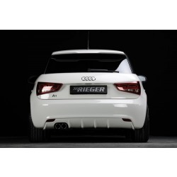 Rieger Tuning spoiler pod originální zadní nárazník pro Audi A1 (8X) 3/5-dvéř. (Sportback), r.v. od