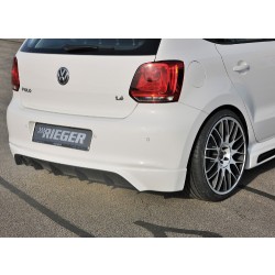 Rieger Tuning spoiler pod originální zadní nárazník vozu Volkswagen Polo VI (6R) 3/5-dvéř. před face