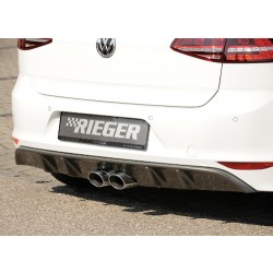 Rieger Tuning vložka zadního nárazníku pro tlumič výfuku Remus č. 00322578 pro Volkswagen Golf VII 3