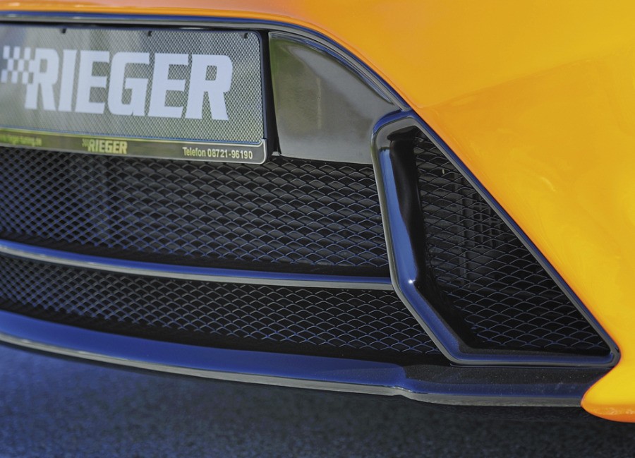 Rieger Tuning kompletní přední nárazník pro Ford Focus II/Focus II ST  3/5-dvéř. před faceliftem, r.v. od 07/04-01/08, Provedení vozy bez  ostřikovačů předních světlometů