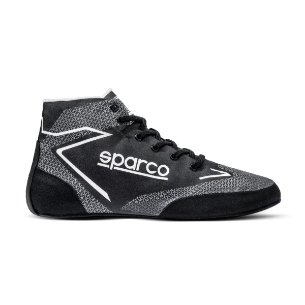 Závodní boty Sparco Prime Extreme s homologací FIA, Barva černo-bílá
