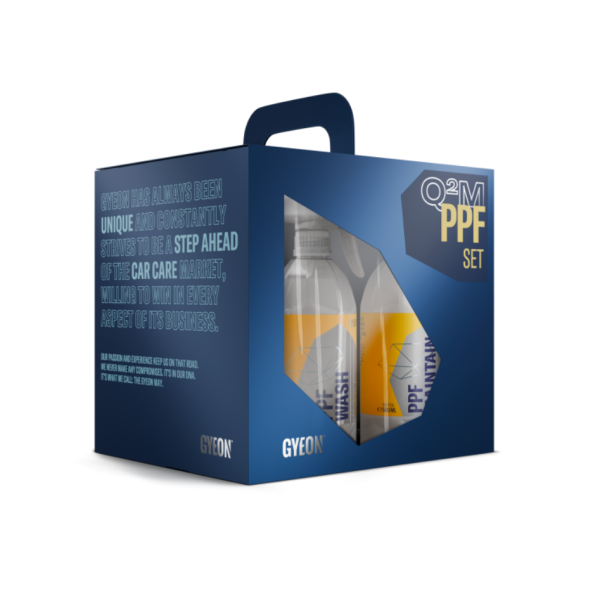 Sada autokosmetiky pro péči a mytí povrchu s PPF folií Gyeon Q2M PPF Set - Bundle Box + Q2M WetCoat 80ml