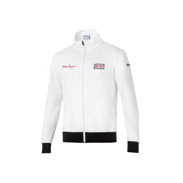 Sparco mikina TARGA FLORIO #AM3 Arturo Merzario, barva bílá