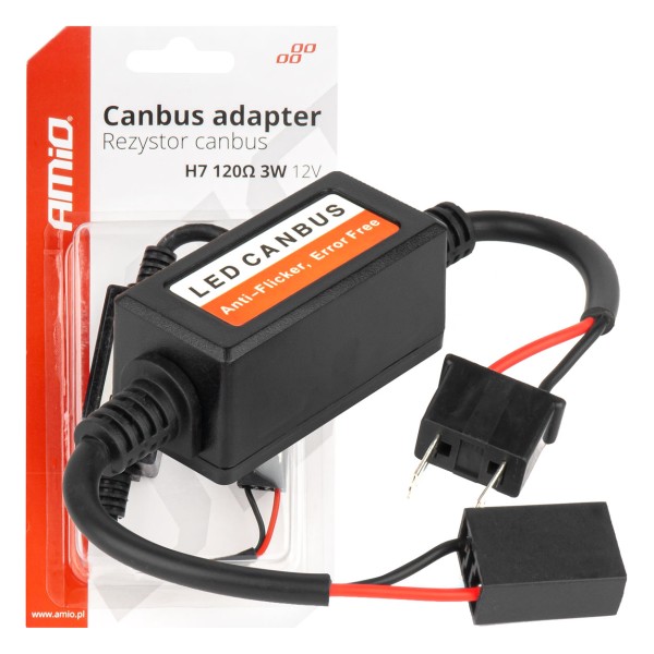 CANBUS rezistor pro LED žárovky H7 3W/120Ω