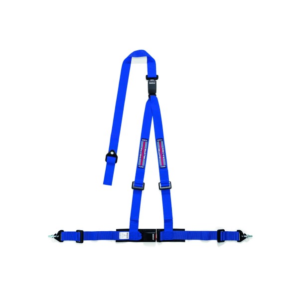 Tříbodový bezpečnostní pás Sparco CLUB H-3M DUAL Martini Racing, s homologací ECE, odpojitelný, barva: modrá