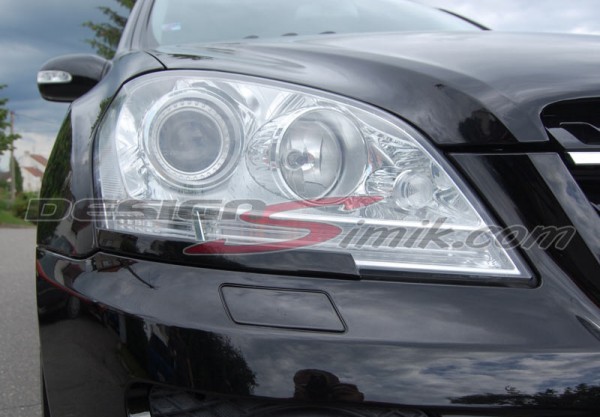Mercedes-Benz ML 05-08 kryty předních světel mračítka