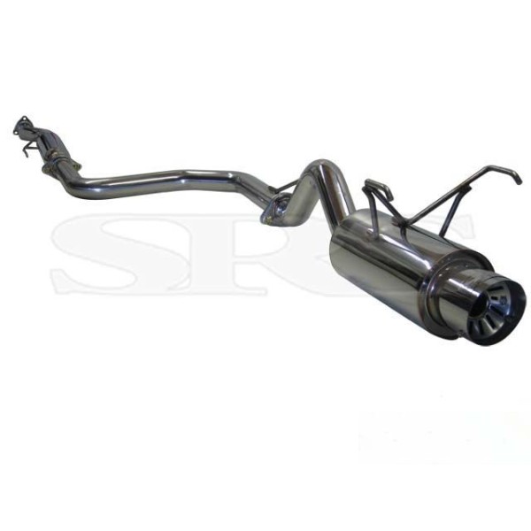 Honda Del Sol 1992-1998 2-dveř. coupe 1.6 ESi/1.6 VTi Výfukový systém Catback nerezová ocel G55