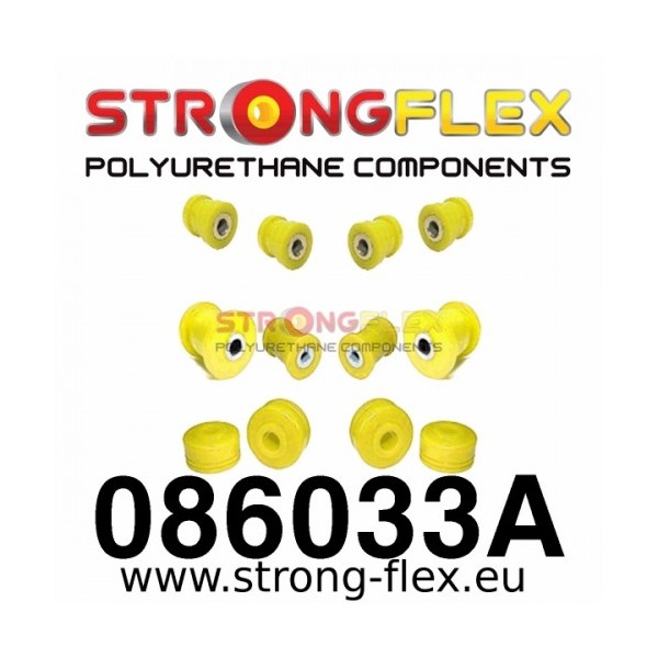 Honda CRX 88-91 - uložení přední nápravy, Sada - SPORT