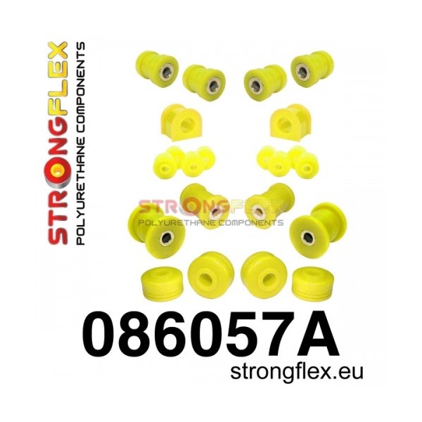 Honda CRX 88-91 - uložení přední nápravy - 19mm, Sada - SPORT