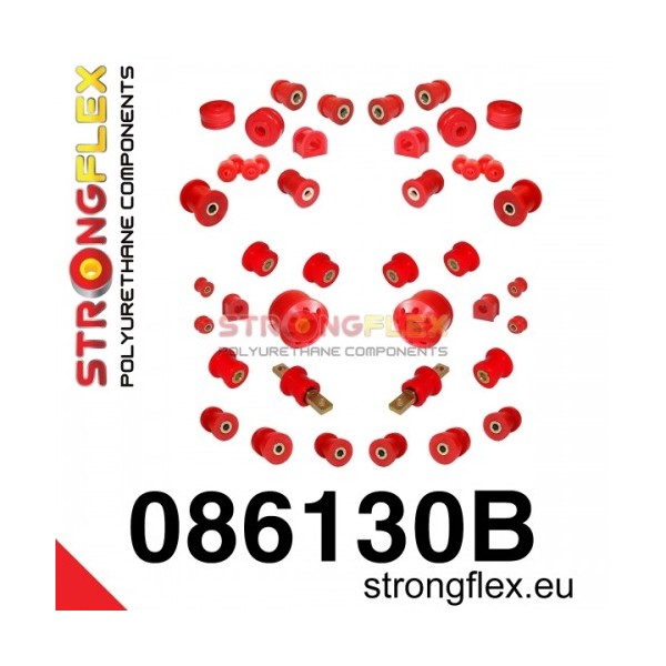 Honda CRX 88-91 - komletní uložení náprav, Sada