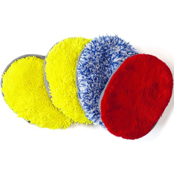 AVA 4 pcs Mix Microfiber Pads mikrovláknové pady