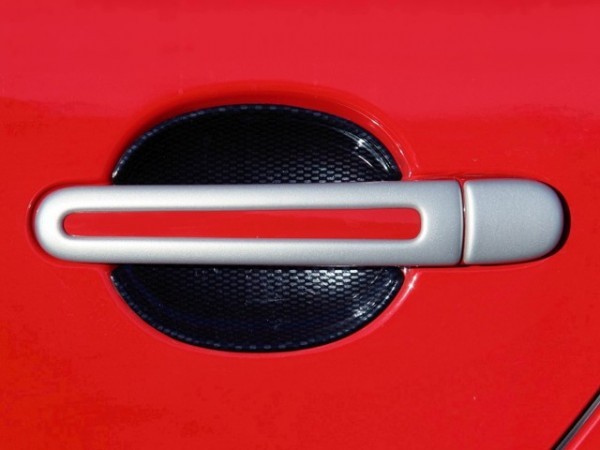 Škoda Superb - Kryty klik - oválný otvor, ABS stříbrný (4+4 ks bez zámku)