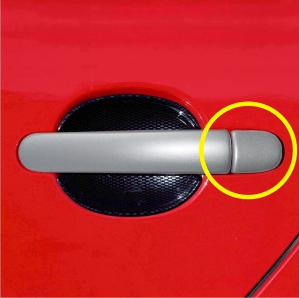 Škoda Superb - Kryty klik malé, ABS stříbrný, 4x díl bez otvoru