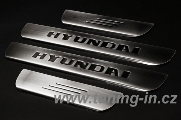 Hyundai Getz - NEREZ (!) chrom prahové lišty - OMSA LINE