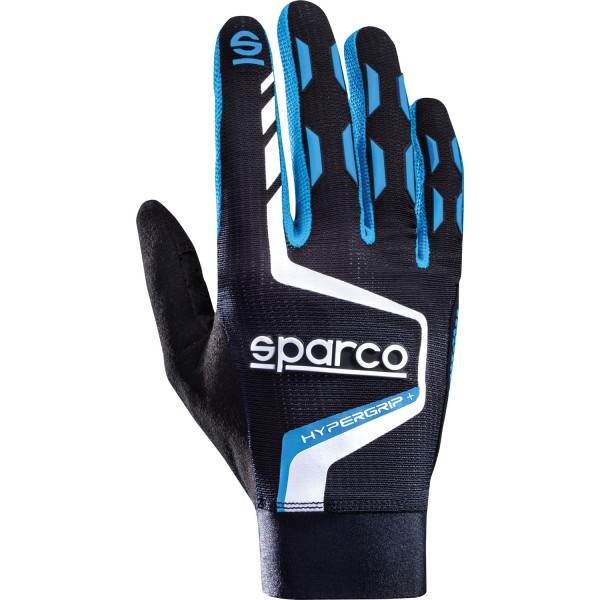 Sparco Hypergrip+ Sim Racing gamingové rukavice, barva: černo-modrá