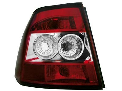Opel Vectra B 95-01 Zadní světla červeno/chrom