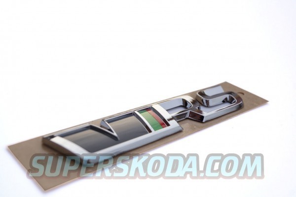 Škoda Rapid - Logo na kufr RS pro rok 2013