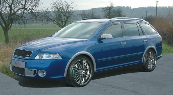 Škoda Octavia I facelift - Lemy blatníků, ABS stříbrný matný