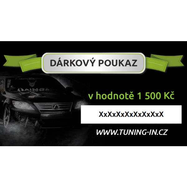 Dárkový poukaz - TUNING-IN  1500Kč