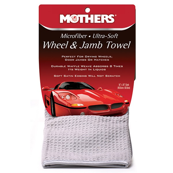 Mothers Microfiber Ultra-Soft Wheel & Jamb Towel - ultra jemný mikrovláknový sušící ručník na disky,