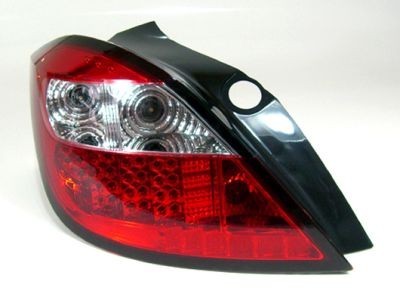Zadní čiré lampy Opel Astra H LED Červené