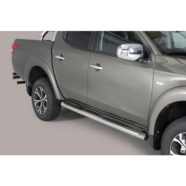 Nerez boční nášlapy se stupátky Fiat Fullback doublecab