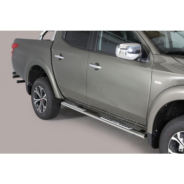 Nerez boční designové nášlapy Fiat Fullback