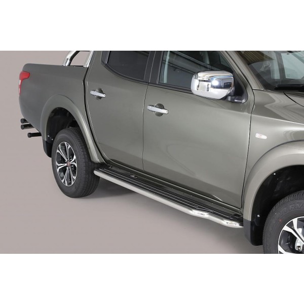 Boční nerezové nášlapy Fiat Fullback doublecab