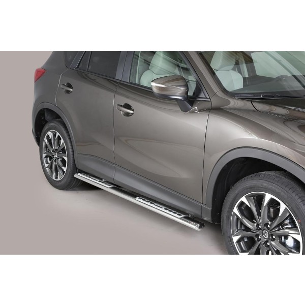 Nerez boční designové nášlapy Mazda CX-5