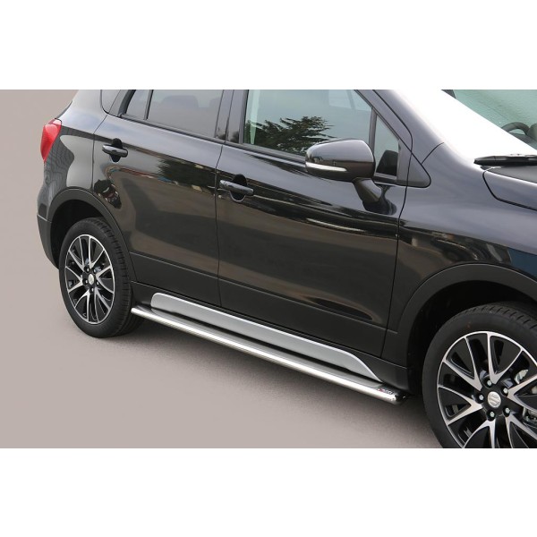 Boční nerezové nášlapy Suzuki SX4  S- CROSS - oválné