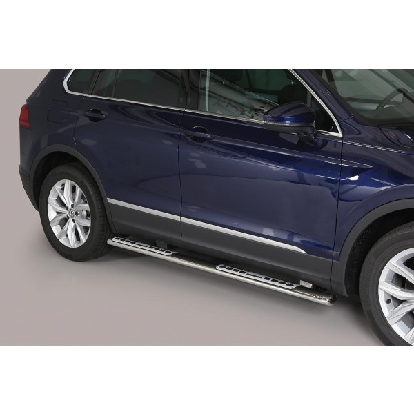 Nerez boční designové nášlapy Volkswagen Tiguan II