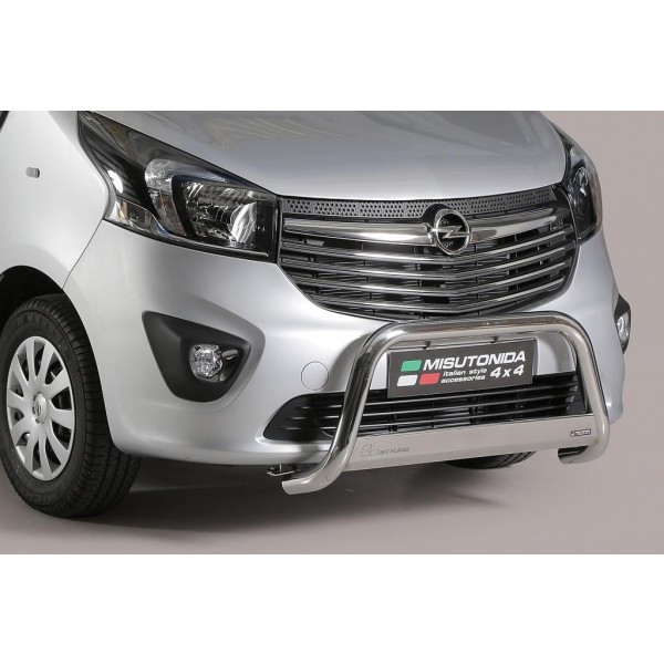Opel Vivaro nerezový přední ochranný rám 63mm