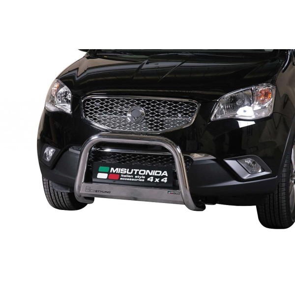 SsangYong Korando III nerezový přední ochranný rám 63mm